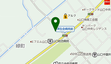 ファミリーマート 済生会山口総合病院/S店の地図画像