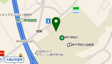 ファミリーマート 神戸学院大学有瀬キャンパス/S店の地図画像