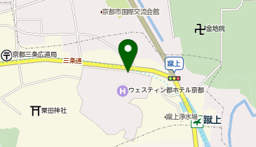 ファミリーマート ウェスティン都ホテル京都/S店の地図画像