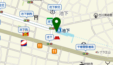ファミリーマート 東山線池下駅/S店の地図画像