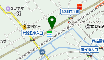 ファミリーマート 武雄温泉駅前通り店の地図画像