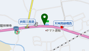 ファミリーマート 由布挾間店の地図画像