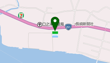 ファミリーマート 南島原口之津店の地図画像