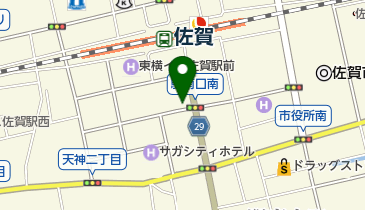 ファミリーマート 佐賀駅南口店の地図画像