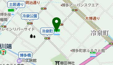 ファミリーマート 博多冷泉通り店の地図画像