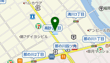 ファミリーマート 福岡清川三丁目店の地図画像