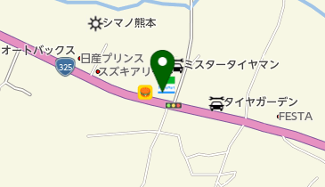 ファミリーマート 山鹿方保田店の地図画像