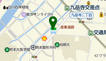 ファミリーマート 熊本九品寺一丁目店の地図画像