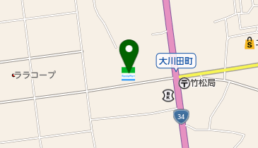 ファミリーマート 大村大川田店の地図画像