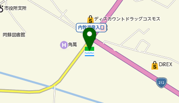 ファミリーマート 阿蘇内牧店の地図画像