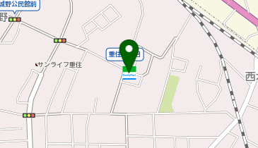 ファミリーマート 小倉重住二丁目店の地図画像