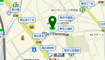 ファミリーマート 福岡渡辺通三丁目店の地図画像