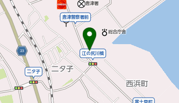 ファミリーマート からつホテル店の地図画像