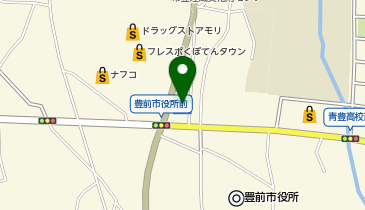 ファミリーマート 豊前市役所前店の地図画像