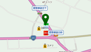 ファミリーマート 愛野展望台店の地図画像