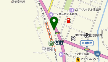 ファミリーマート JR佐伯駅店の地図画像