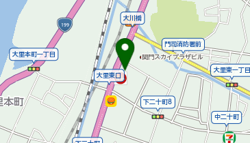 ファミリーマート 門司下二十町店の地図画像