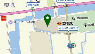 ファミリーマート 佐賀県庁店の地図画像