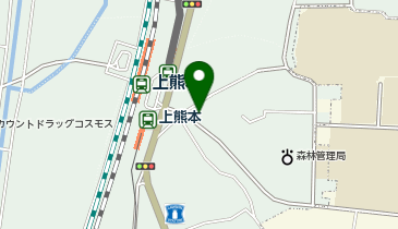 ファミリーマート 上熊本駅前店の地図画像