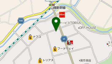 ファミリーマート トリアス久山店の地図画像