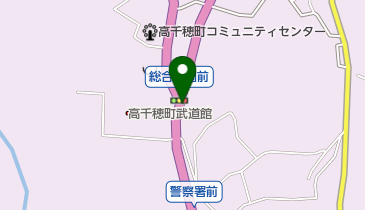 ファミリーマート 高千穂武道館前店の地図画像