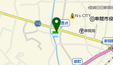 ファミリーマート 串間ふれあい坂店の地図画像