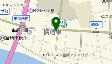 ファミリーマート 橘通東一丁目店の地図画像