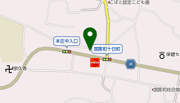 ファミリーマート 国富十日町店の地図画像