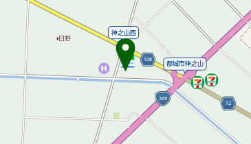ファミリーマート 神之山西店の地図画像