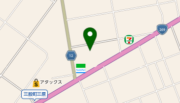 ファミリーマート 三股たで池店の地図画像