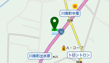 ファミリーマート 川南中央店の地図画像