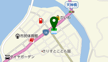 ファミリーマート 西之表鴨女店の地図画像