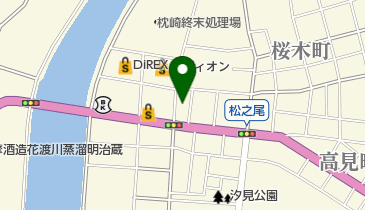 ファミリーマート 枕崎高見店の地図画像