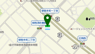 ファミリーマート 金沢けやき通り店の地図画像