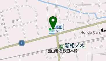 ファミリーマート 上市上経田店の地図画像