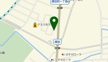 ファミリーマート 富山綾田町店の地図画像