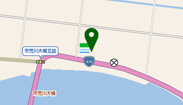 ファミリーマート 勝山北郷店の地図画像