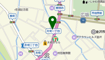 ファミリーマート 金沢片町二丁目店の地図画像