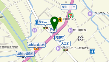ファミリーマート 金沢片町店の地図画像