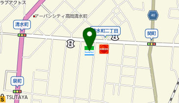 ファミリーマート 高岡清水町店の地図画像