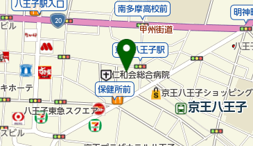ファミリーマート 京王八王子駅前店の地図画像