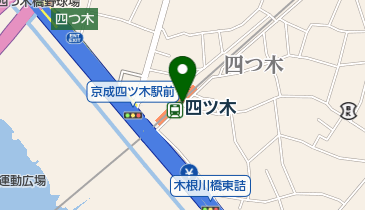 ファミリーマート 京成四ツ木駅店の地図画像