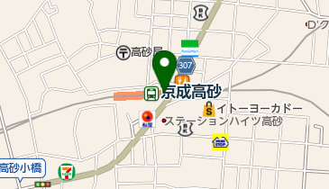 ファミリーマート 京成高砂駅店の地図画像