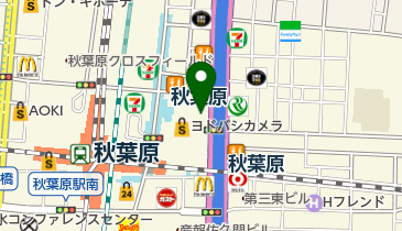 ファミリーマート 秋葉原昭和通り店の地図画像