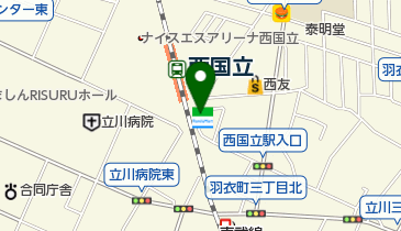 ファミリーマート 西国立駅前店の地図画像