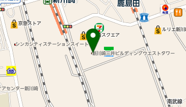 ファミリーマート 新川崎ツインタワー店の地図画像