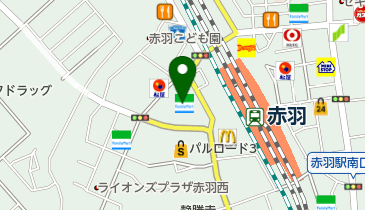 ファミリーマート 赤羽駅西口店の地図画像