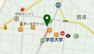 ファミリーマート 学芸大学駅西口店の地図画像