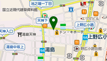 ファミリーマート 湯島駅前店の地図画像