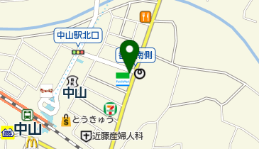 ファミリーマート 横浜中山町店の地図画像